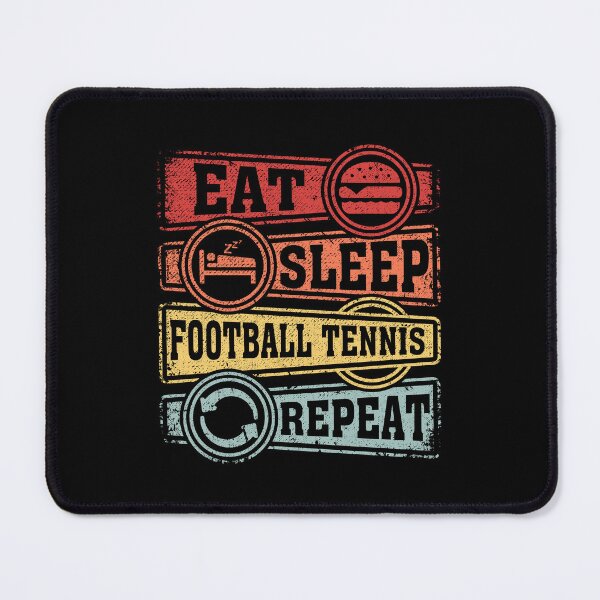Item preview, Eat Sleep Football tennis Repeat designed and sold by GabbyKash.