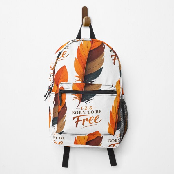 Item preview, Born to Be Free – Autumn Feather Design, Fall Aesthetic Art, Freedom Quote, Cozy Nature Vibes designed and sold by Inner Flame Studio.