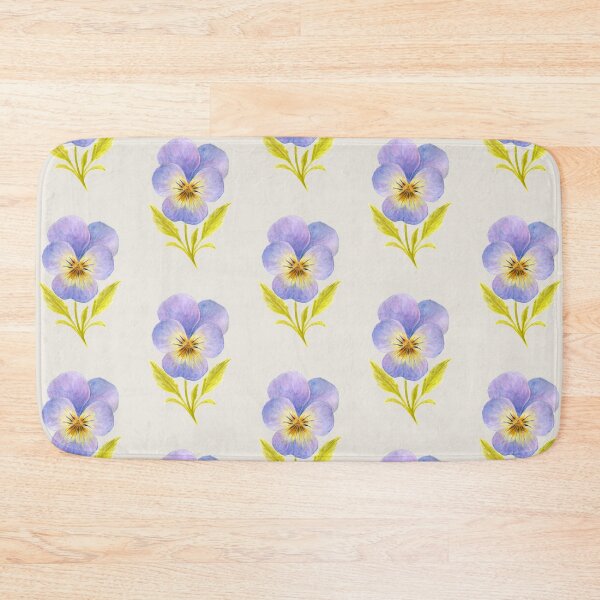 Item preview, Viola Blossom – Watercolor Botanical Illustration – Warm Linen Base designed and sold by Piret Victoria Ribas.