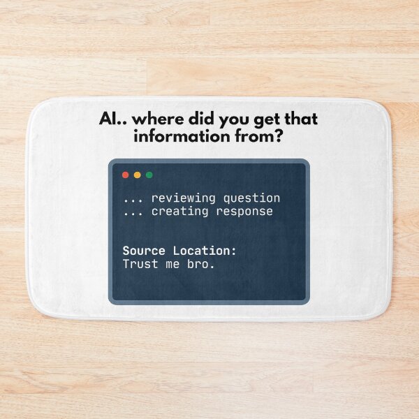 Item preview, Trust Me Bro – Funny AI Meme | ChatGPT Humor | Tech & Developer Joke designed and sold by AiHumorArtShop.