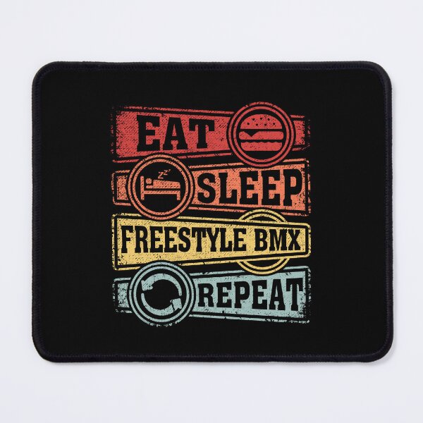 Item preview, Eat Sleep Freestyle BMX Repeat designed and sold by GabbyKash.