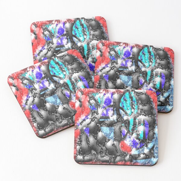 Item preview, Shades Of Dark Lava colorful geometric abstract design designed and sold by SmashingDeals.