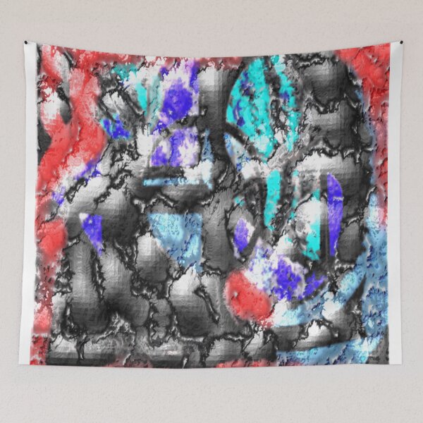 Item preview, Shades Of Dark Lava colorful geometric abstract design designed and sold by SmashingDeals.