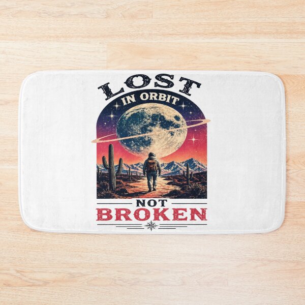 Item preview, Vintage Astronaut Moon Desert Space Explorer Art designed and sold by InkNovaLab.