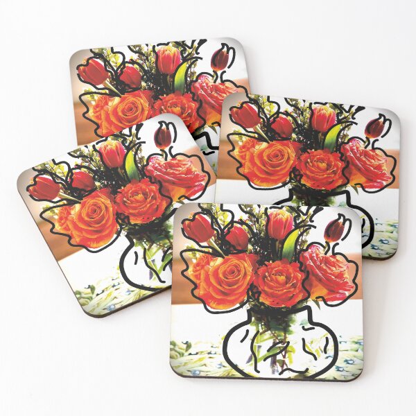 Item preview, Decor Nice Giga Gorgeous Blooms trace art designed and sold by Giga Gorgeous Blooms.