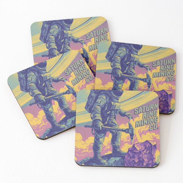 Item preview, Retro Sci-Fi Astronaut Poster designed and sold by Cosmic Cactus.