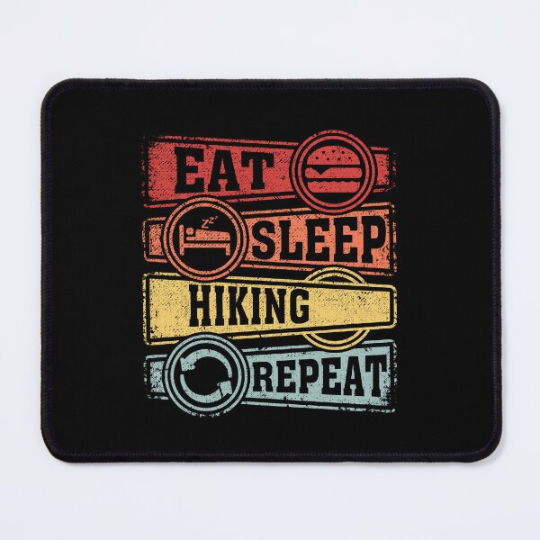 Item preview, Eat Sleep Hiking Repeat designed and sold by GabbyKash.