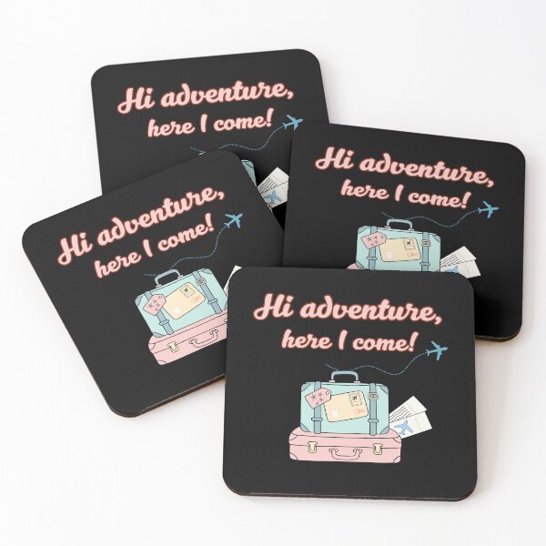 Item preview, 'Hi Adventure, Here I Come!' - Positive Travel Design! designed and sold by AtushaSpark.