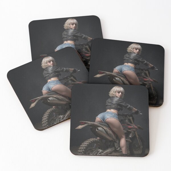 Item preview, Dirt Bike Rocker Girl designed and sold by EnticingAI.