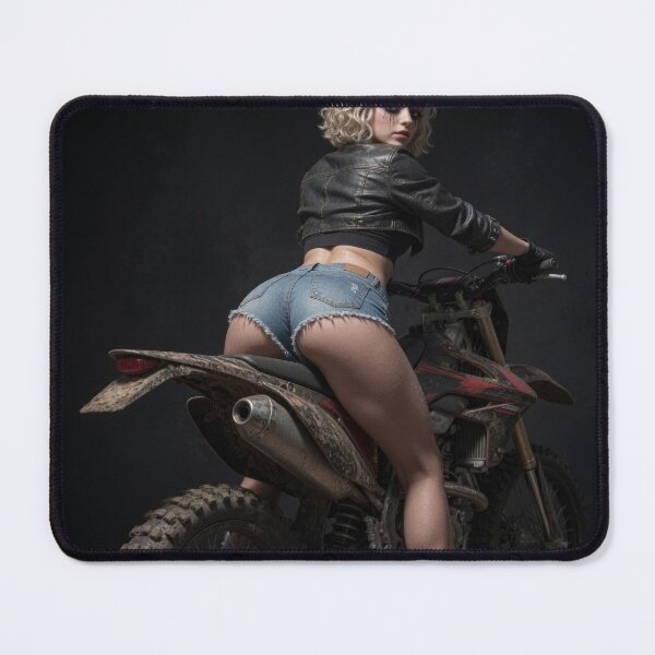 Item preview, Dirt Bike Rocker Girl designed and sold by EnticingAI.