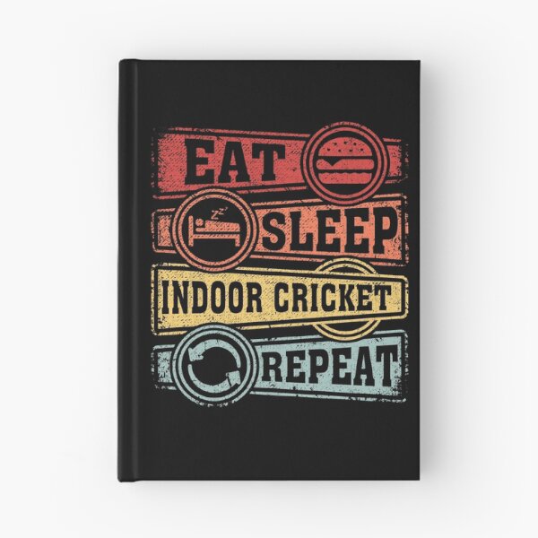 Item preview, Eat Sleep Indoor cricket Repeat designed and sold by GabbyKash.