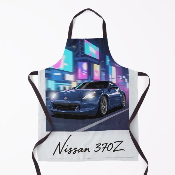 Item preview, Nissan 370Z Blue JDM Neon City Motion Polaroid Art designed and sold by Motorline44.