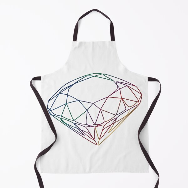 Item preview, Rainbow Wireframe Gemstone Outline designed and sold by PixorStudio.