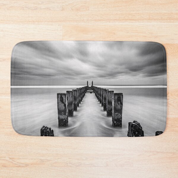 Item preview, Minimalist Long Exposure Groyne Seascape designed and sold by PixorStudio.