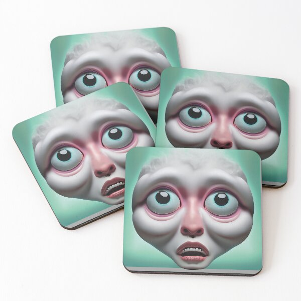 Item preview, Wide-Eyed Wonder – Surreal Character Portrait designed and sold by TheMarketplaceworld.