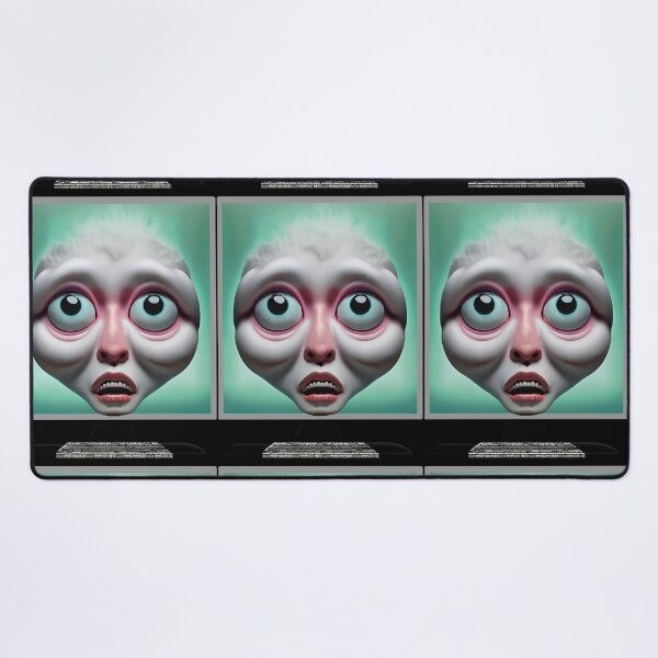 Item preview, Wide-Eyed Wonder – Surreal Character Portrait designed and sold by TheMarketplaceworld.
