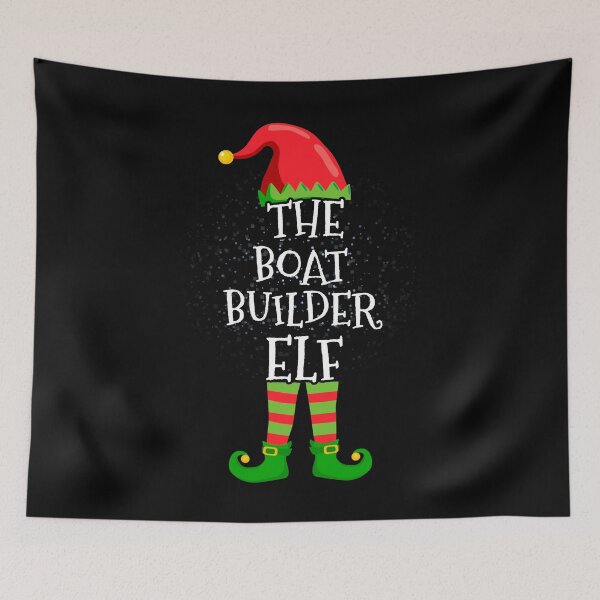 Item preview, BOAT BUILDER Elf Family Matching Christmas Group designed and sold by CosmoKitsch.