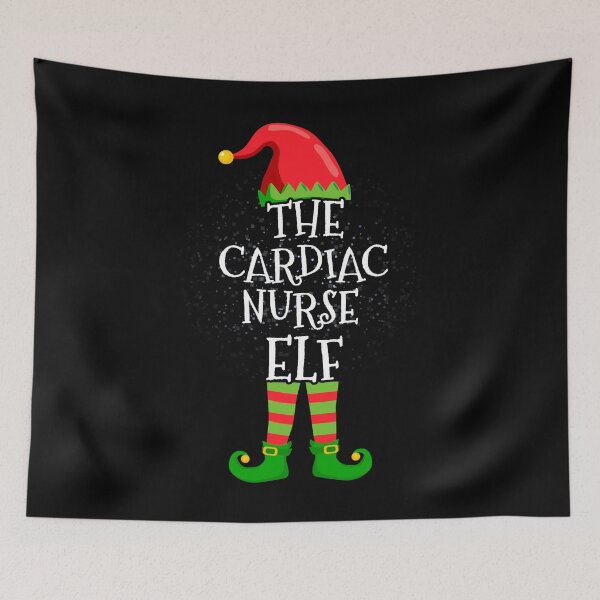 Item preview, CARDIAC NURSE Elf Family Matching Christmas Group designed and sold by CosmoKitsch.