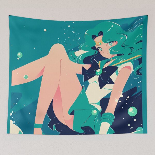 Item preview, Sailor Neptune Dreamy Swim  designed and sold by AnimeArsenalPrints.
