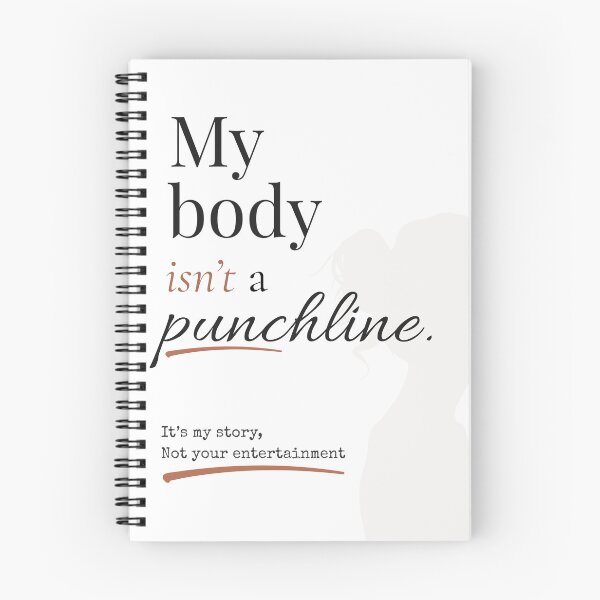 Item preview, My Body Isn't a Punchline designed and sold by JustJaxxx.