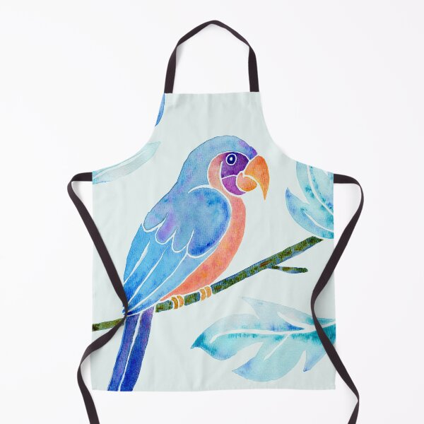 Item preview, Azure Parrot - Soft Mint Sky designed and sold by Piret Victoria Ribas.