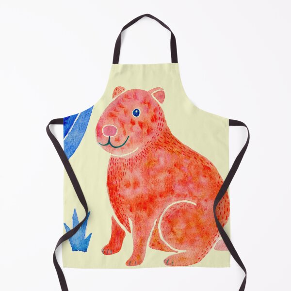 Item preview, Golden Capibara - Soft Vintage Yellow designed and sold by Piret Victoria Ribas.