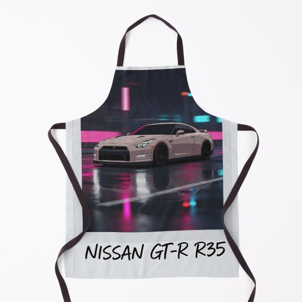 Item preview, Nissan GT-R R35 JDM Neon Night Reflective Polaroid Art designed and sold by Motorline44.