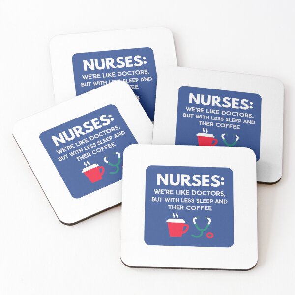Item preview, `Nurses Like Doctors But With Less Sleep More Coffee - Nurse Humor` designed and sold by Petringo.