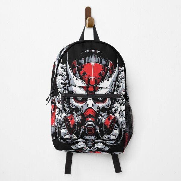 Item preview, Fierce Cyber Oni Gas Mask Samurai Smoke Art  designed and sold by RamyGallery.