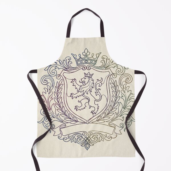 Item preview, Rainbow Heraldic Lion Coat of Arms Crest designed and sold by PixorStudio.
