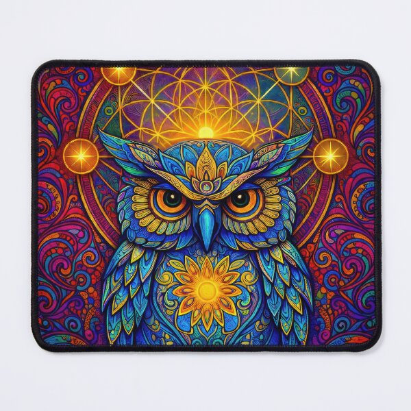 Item preview, Lab Visions 056: Sacred Geometry Owl designed and sold by The Psychedelic Anarchist.