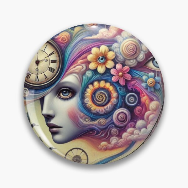 Item preview, Surreal Dream Face Fantasy Psychedelic Art designed and sold by InkNovaLab.