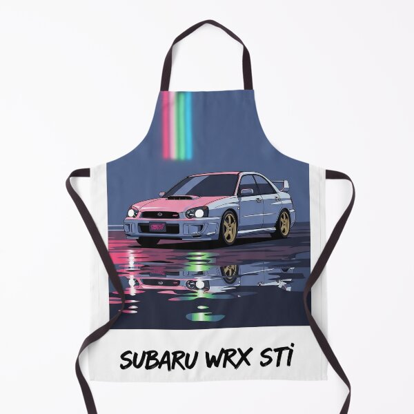 Item preview, Subaru WRX STI JDM Neon Retro Reflection Polaroid Aesthetic Art designed and sold by Motorline44.