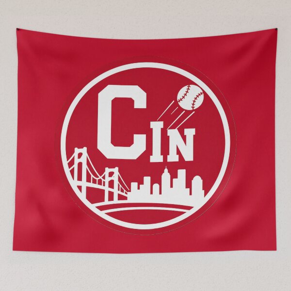 Item preview, Cincinnati Baseball City Logo – Skyline Baseball T-shirt, Hoodie & Fan Gear designed and sold by TKOprintdesigns.