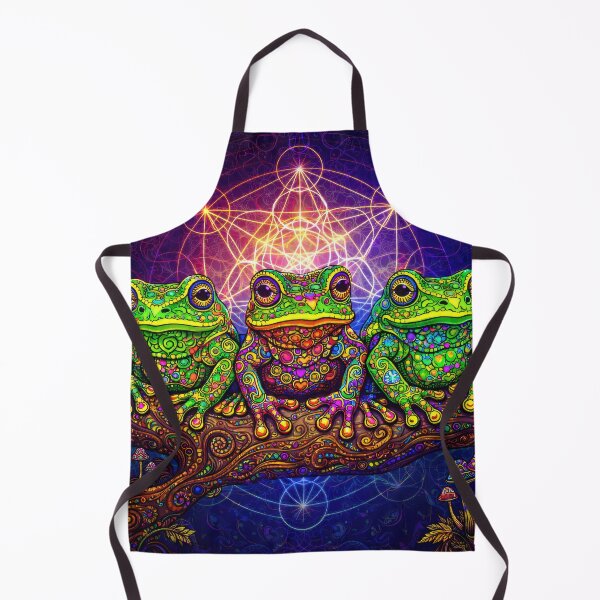 Item preview, Lab Visions 062: Kambo Frogs Sacred Geometry Psychedelic Art designed and sold by The Psychedelic Anarchist.