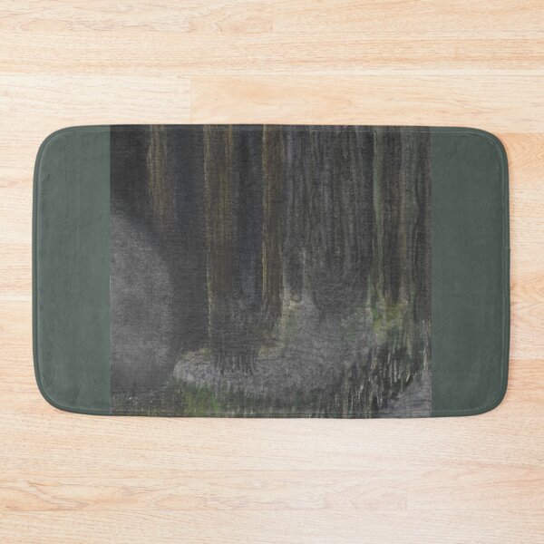 Item preview, dark forest stone night swamp designed and sold by ShePaintsMusic.