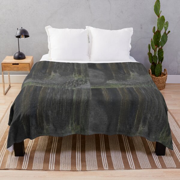 Item preview, dark forest stone night swamp designed and sold by ShePaintsMusic.