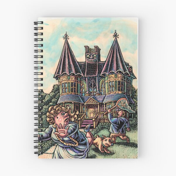 Item preview, roof of victorian house is a huge bat designed and sold by LisaHaney.