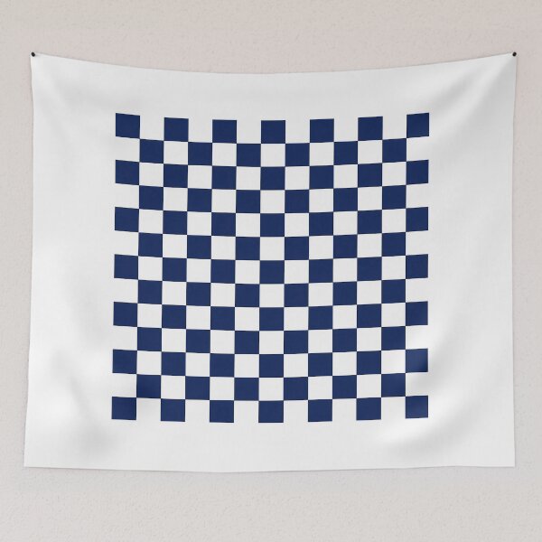 Item preview, Minimal Ichimatsu Checkerboard Navy Pattern designed and sold by J-Style Lab.