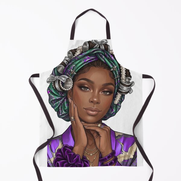 Item preview, Elegant Queen in Purple and Teal Headwrap  designed and sold by Mara creative ✨️.