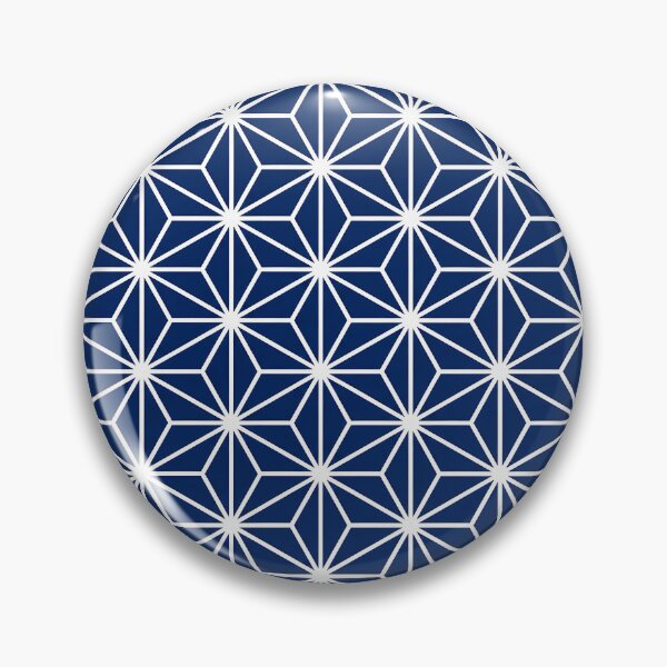 Item preview, Minimal Asanoha Navy Geometric Pattern designed and sold by J-Style Lab.