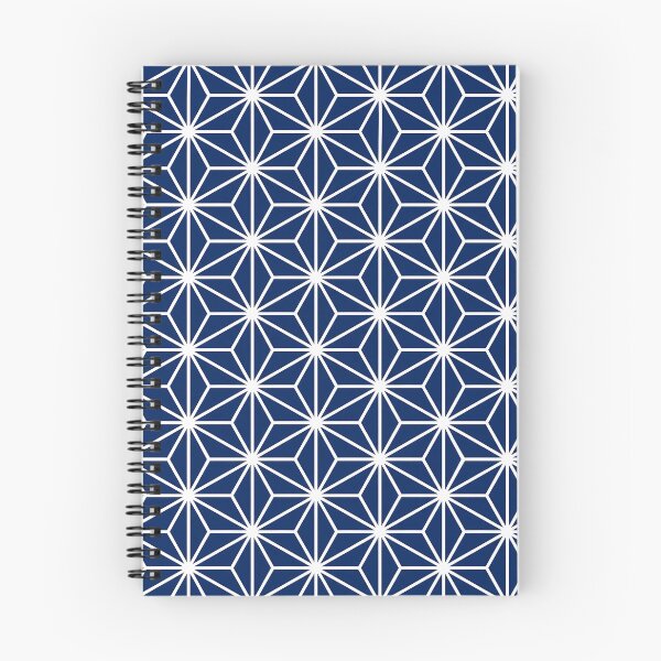 Item preview, Minimal Asanoha Navy Geometric Pattern designed and sold by J-Style Lab.