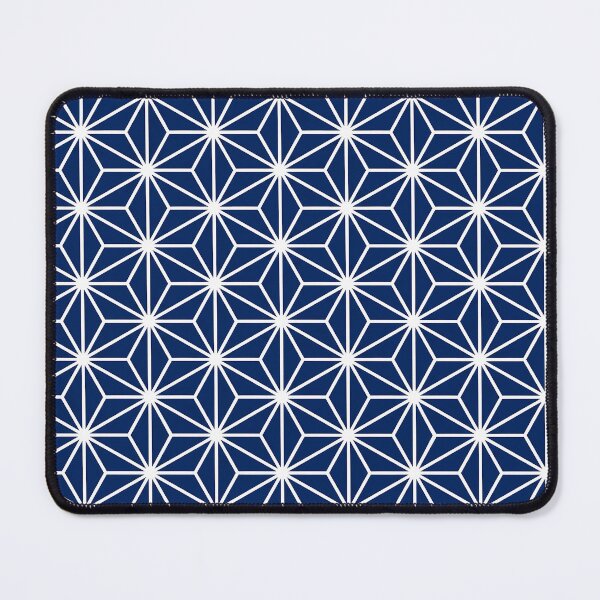 Item preview, Minimal Asanoha Navy Geometric Pattern designed and sold by J-Style Lab.