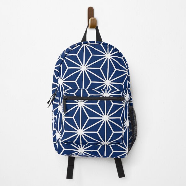 Item preview, Minimal Asanoha Navy Geometric Pattern designed and sold by J-Style Lab.