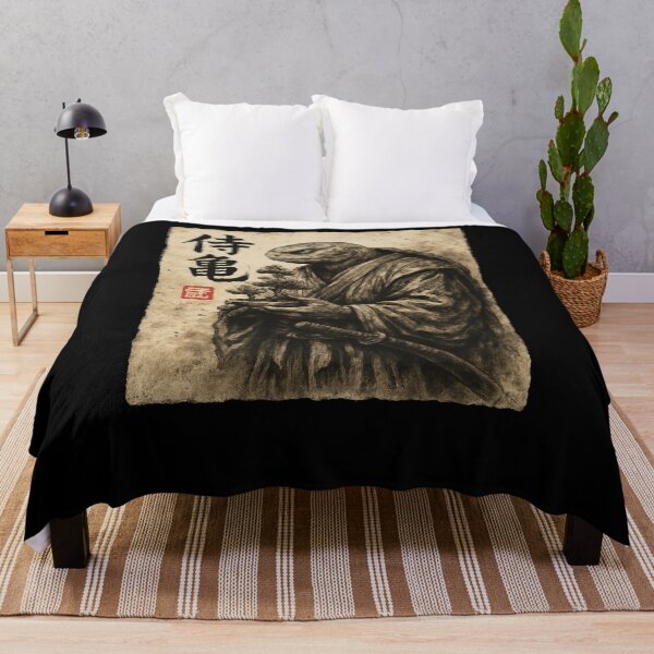 Item preview, Samurai Turtle Bonsai Vintage Ink Art designed and sold by SiarheiYur.