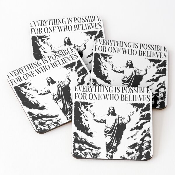 Item preview, Mark 9:23 Everything is possible for those who believe designed and sold by NF Designs Studio DTF.