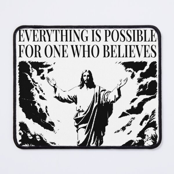 Item preview, Mark 9:23 Everything is possible for those who believe designed and sold by NF Designs Studio DTF.