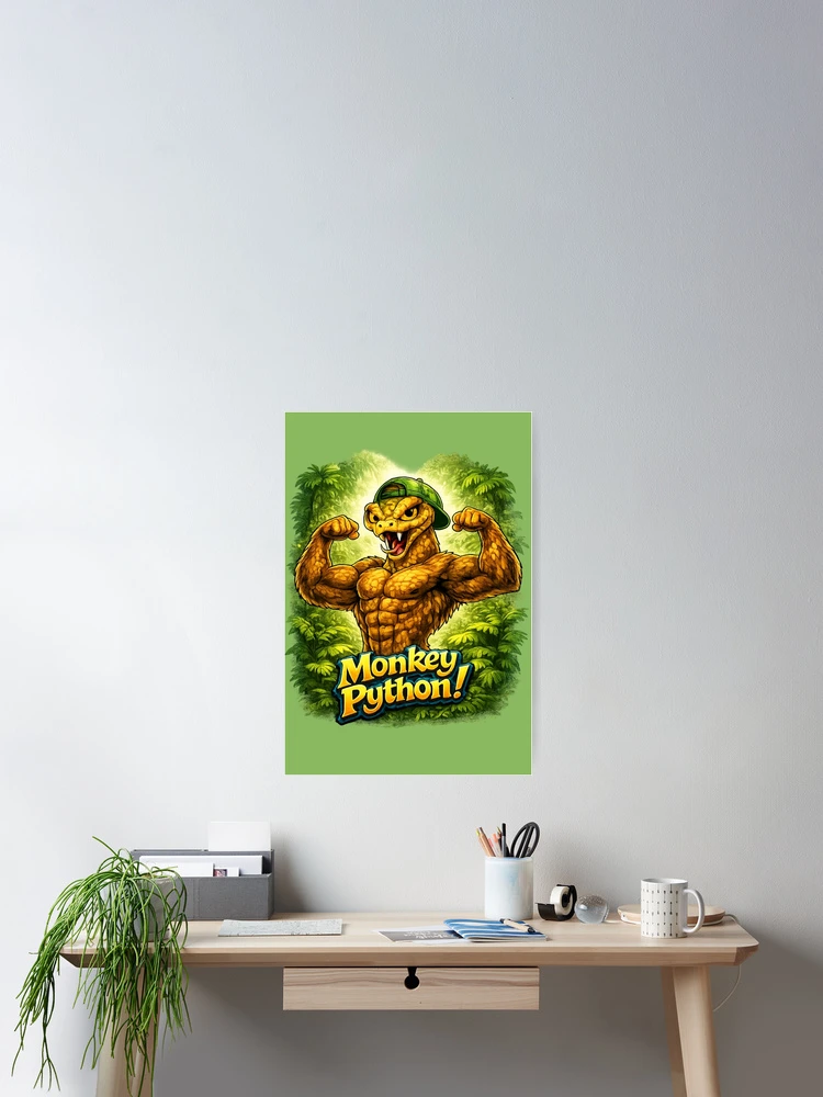 Thumbnail 2 of 3, Poster, Monkey Python designed and sold by LaffinLair.
