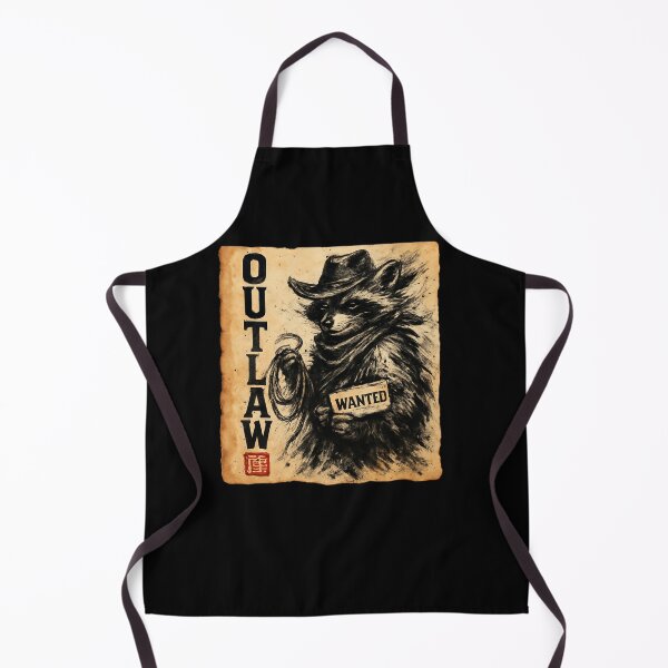 Item preview, Sketch Outlaw Raccoon Vintage Western Style designed and sold by SiarheiYur.