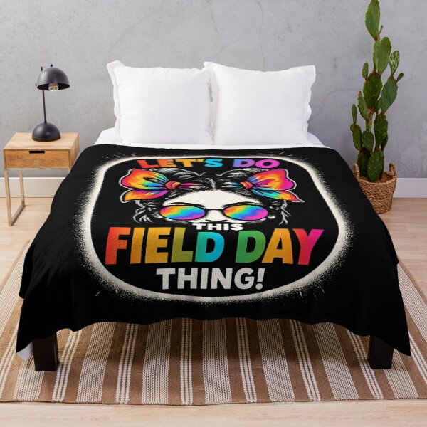 Item preview, Colorful Field Day Retro Typography Design designed and sold by SiarheiYur.